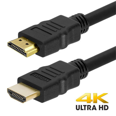 Cablu HDMI v2.0 7.5m OFC cu ethernet 19p tata - HDMI 19p tata aurit Well foto