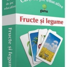 Fructe si legume - Carti de joc educative |