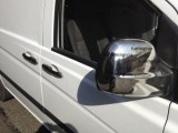 Capace Oglinzi Cromate Mercedes Vito 2004-2010, Set 2 Bucati, Montaj Simplu