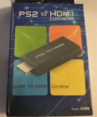 Adaptor PS2-HDMI, permite conectarea Playstation 2 la un TV cu HDMI! foto