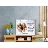 Tablou canvas personalizat pentru cea mai buna prietena