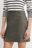 Morgan fusta JEON culoarea verde, mini, creion, JEON