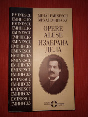 Eminescu - opere alese - editie bilingva romana - sarba foto