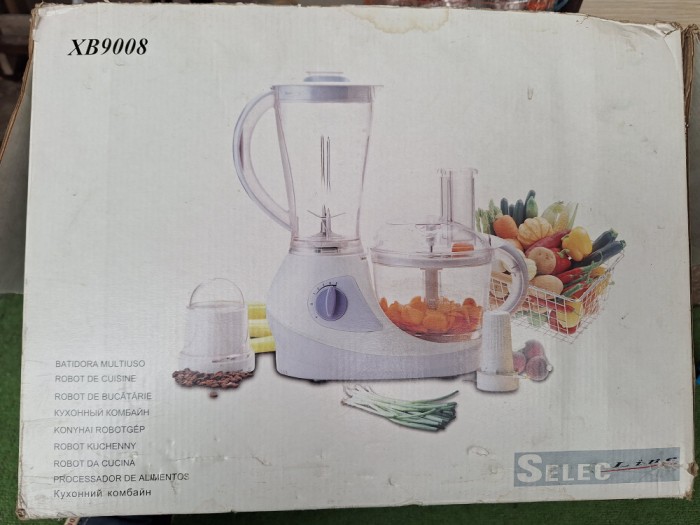 Robot de bucătărie 4 in 1 Tocător, Blender, R&acirc;șniță,Storcator fructe