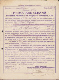 HST 257S Asigurare contra incendiilor Prima Ardeleană 1925 Timișoara