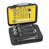 Stanley 1-13-907, trusa cu set de 40 de varfuri de insurubat 1/4&quot;