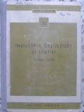 INDUSTRIA CELULOZEI SI HARTIEI (COLECTIE STAS)-COLECTIV