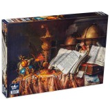 Puzzle Black Sea Vanitas &ndash; natură moartă de Evert Collier &ndash; 500 de piese