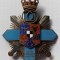Insigna regimentala Atlet Militar Complet , Carol II , stare impecabila . Rara !