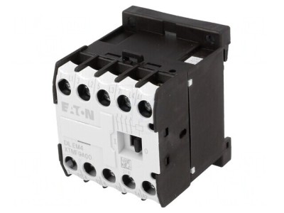 Contactor 4-polar 230VAC 9A pentru șină DIN 4kW foto
