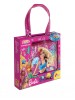 Set creatie Barbie, gentuta cu nisip kinetic Lisciani, 3 forme, multicolor, pentru fete, 3 ani+