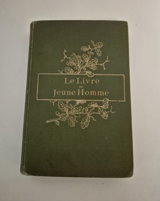 Carte veche 1892 Le livre du jeune homme par la pere de famille foto