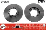 Disc frana Nissan Eco-T, Trade Sasiu Motor 135.60, 135.70, 135.75, 135.80, 2.3 D, 2.7 TD, 3.0 TD, 263x24mm, 53 mm, OE 061003680