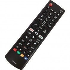 Telecomanda pentru LCD/LED, compatibila LG, AKB75095303, Smart cu Netflix si Amazon,, neagra