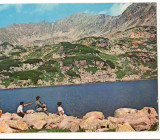 CPI B 11140 CARTE POSTALA - JUDTUL HUNEDOARA. MUNTII RETEZAT, LACUL BUCURA, Circulata, Fotografie