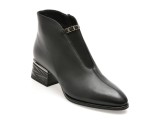 Botine EPICA negre, DX01300, din piele naturala
