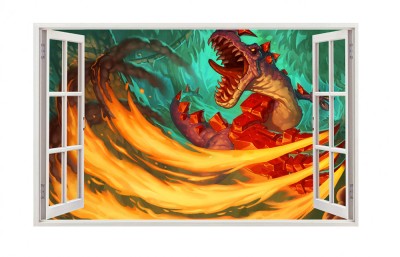 Sticker decorativ cu Dinozauri, 85 cm, 4265ST foto