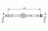 Conducta / cablu frana RENAULT MEGANE III Grandtour (KZ0/1) (2008 - 2016) BOSCH 1 987 481 567