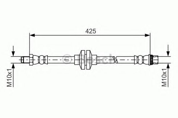 Conducta / cablu frana RENAULT MEGANE III Cupe (DZ0/1) (2008 - 2016) BOSCH 1 987 481 567