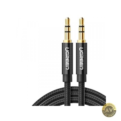 Cablu Audio 3.5mm - 3.5mm UGREEN AV112 2m Negru foto