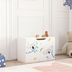 Cutie pentru jucarii Oleiros 40x60x30cm motiv koala [en.casa] HausGarden Leisure foto