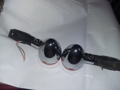 Semnalizatoare crom Motocicleta IJ Planeta Jupiter Simson MZ Jawa Aprilia,T.GRAT foto