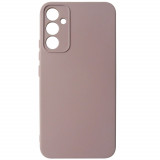 Husa tip capac spate silicon TPU Matte bej-roz pentru Samsung Galaxy A34 5G