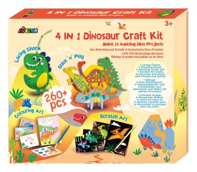 Set creativ 4 in 1 - Dinozauri foto