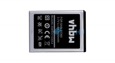Baterie de telefon mobil VHBW Samsung EB454357VA, EB454357VU - 1000mAh, 3.7V, Li-ion foto