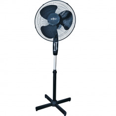 Ventilator cu picior SAPIR SP 1760 B, 40W, 40 cm, 3 treptede viteza, Inaltime reglabila, Grila de protectie, Negru foto