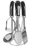 Set ustensile din inox cu manere din teflon, 7 piese, Bohmann