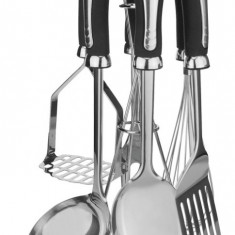 Set ustensile din inox cu manere din teflon, 7 piese, Bohmann