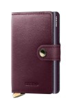 Secrid portofel de piele culoarea bordo, MDu-Bordeaux