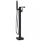 Gossi robinet de cada independent, negru, 90 cm, otel inoxidabil