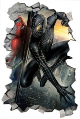 Sticker decorativ, Paianjen, Negru, 88 cm, 8665ST-1 foto