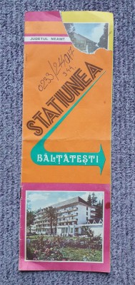 Prezentare Statiunea Baltatesti, jud Neamt, anii 80 foto