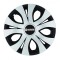 Set 4 Capace Roti Top Gri-Negru R14, Compatibil Cu Daewoo