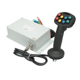 Joystick electric cu 8 butoane si modul de comanda 24V OEM