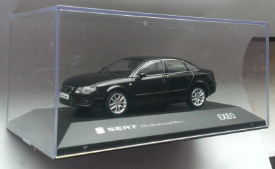 Macheta Seat Exeo 2008 sedan negru - Fischer 1/43 foto