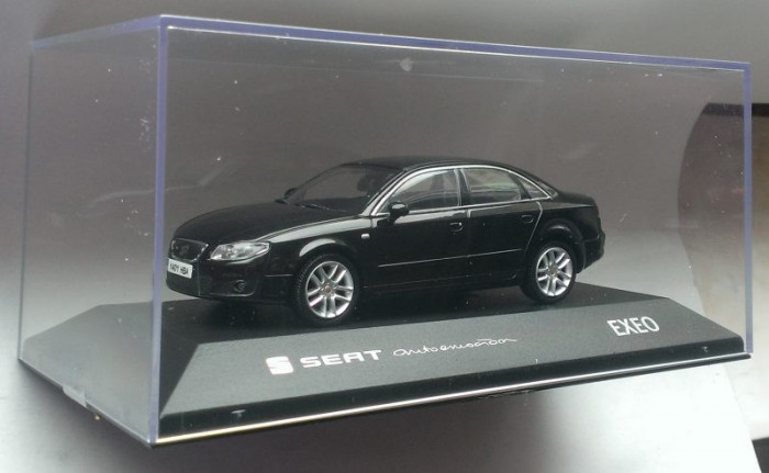 Macheta Seat Exeo 2008 sedan negru - Fischer 1/43