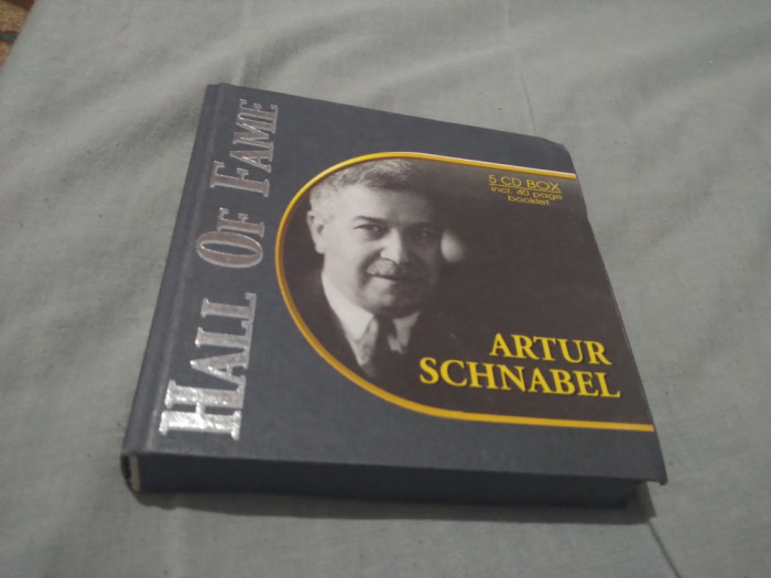 SET BOX 5 CD COLECTIA HALL OF FAME ARTUR SCHNABEL ORIGINALE