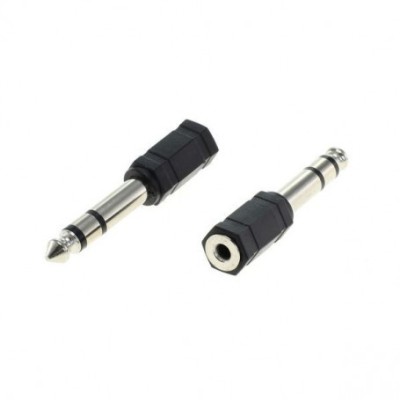 Adaptor audio jack 3,5 mm Mama la 6,5 mm Tata x2 buc foto