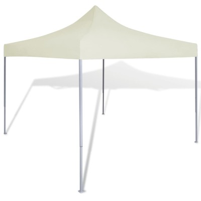41463 vidaXL Cream Foldable Tent 3 x 3 m foto