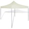 41463 vidaXL Cream Foldable Tent 3 x 3 m