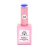 Base Coat Rubber Neon Global Fashion 07, Baza Unghii Neon, 15ml, Bază Color Unghii, Autonivelare, Rezistență Unghii