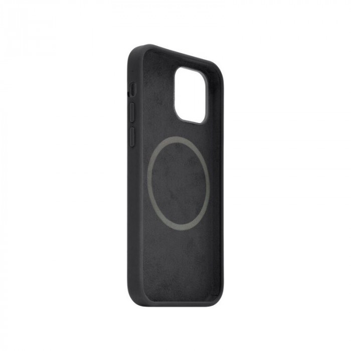 Husa protectie flippy pentru iphone 13 pro mag safe, 2 in 1 incarcare si magnet, soft silicone, verde