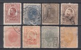 ROMANIA 1918/19 LP 71 REGELE CAROL I MOLDOVA SERIE STAMPILATA, Stampilat