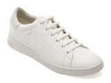 Cumpara ieftin Pantofi sport GEOX albi, D621BA, din piele naturala