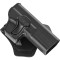 Toc / Holster Tactic Glock 17/22/31 Negru Amomax