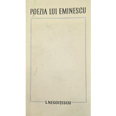 I. Negoițescu, Poezia lui Eminescu, 1968